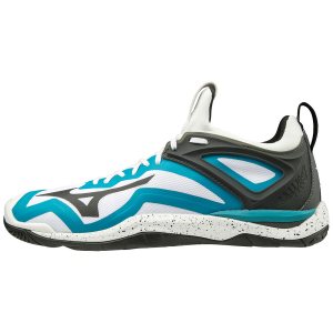 Mizuno Wave Mirage 3 Mens Handball Shoes Canada - White/Blue/Black